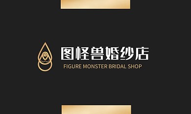 简约高端婚纱店策划经理名片