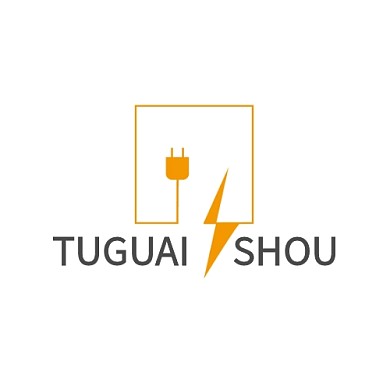黄黑闪电充电logo设计