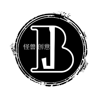 BJ字母组合logo设计	