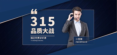 315品质大战促销电商全屏海报