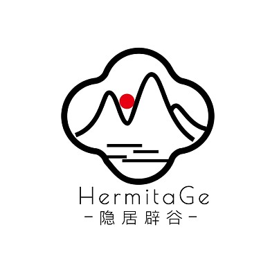 隐居辟谷旅行logo设计