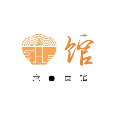 创意面馆logo