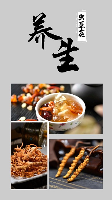 餐饮美食养生中药照片相册写真