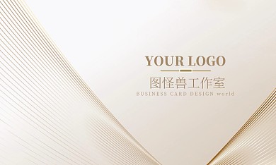 2023年白金简约大气商务横版名片
