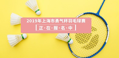 羽毛球赛背景2019赛事海报