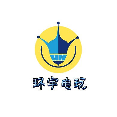 游戏电玩简约亮丽logo