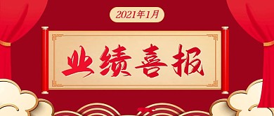 业绩喜报公众号首图