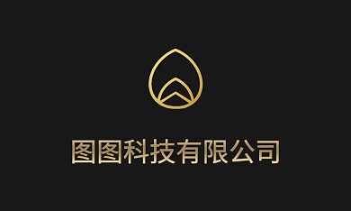 简约高级黑金主题名片