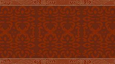 图怪兽原创元素古风背景插画元素