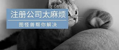 白色简约人事社保公司注册服务公众号封面