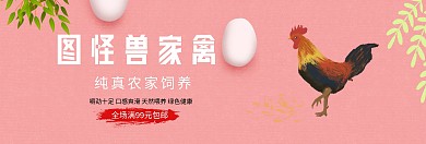 家禽产品介绍官网banner