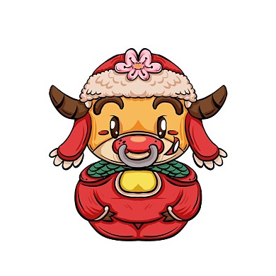 牛年国潮红包元素