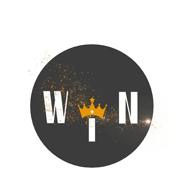 字母wn简约黑白平面logo设计