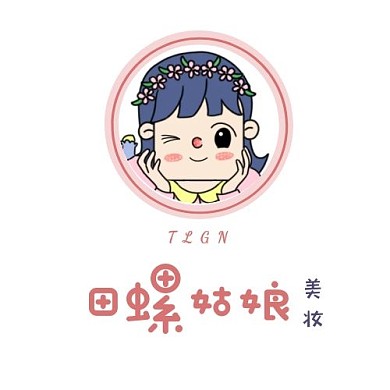 logo设计田螺姑娘美妆电商头像