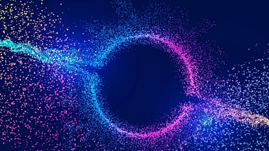 图怪兽原创元素科技风风格主题海报背景