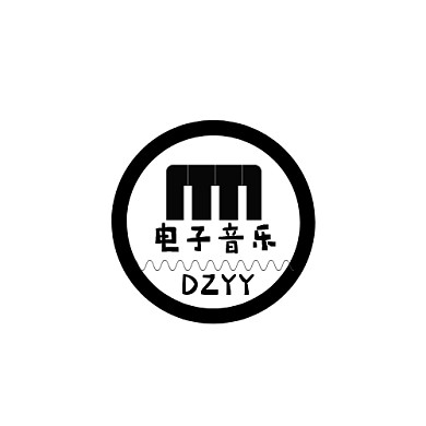 潮流时尚电子音乐logo设计	