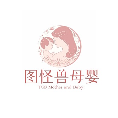 暖色人物母婴用品LOGO