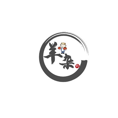 老字号餐饮大补羊杂割LOGO	