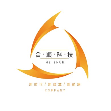 扁平色块通用科技公司logo
