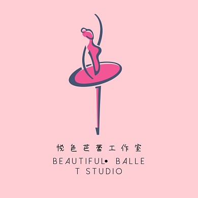 创意芭蕾舞蹈工作室logo