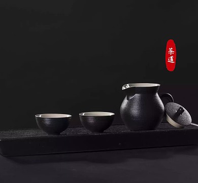 茶道茶具简约大气朋友圈封面