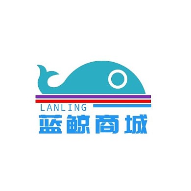 蓝鲸商城简约风格LOGO设计