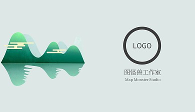 中式春兰主题企业名片
