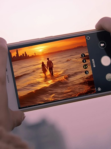 爆款晒照情侣风景相机效果模板