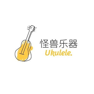 尤克里里乐器店logo