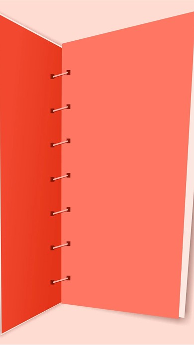 原创渐变橘色大气几何简约