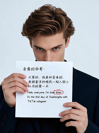 趣味洋抖难民入驻小红书封面