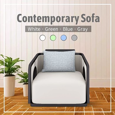 跨境电商英文现代简约沙发主图直通车