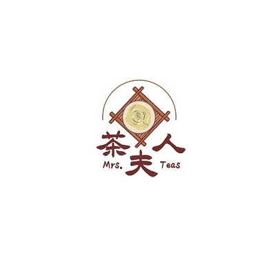 茶夫人logo褐色茶元素简约店铺用