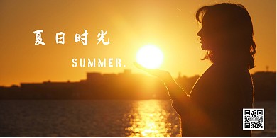 阳光人物背影城市光线背景墙展板