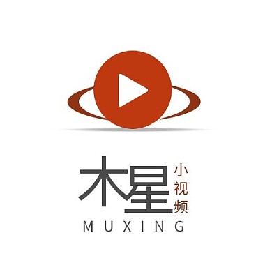logo设计木星小视频传媒公司头像