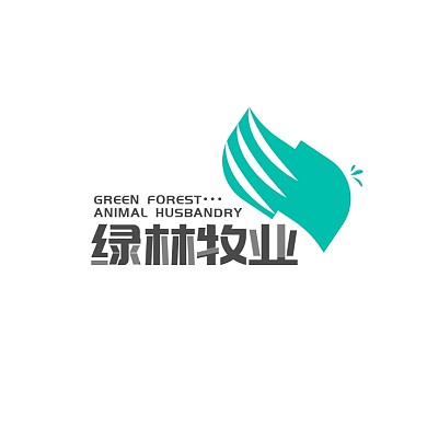农林畜牧绿化种植牧业简约绿色logo设计