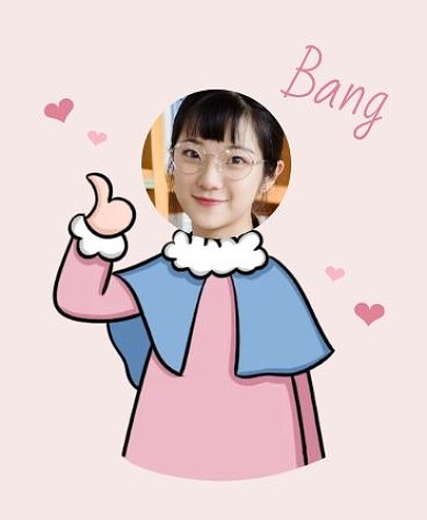 抠图可爱女孩头像iwatch表盘背景