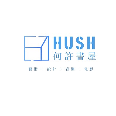 文艺书店书吧清新蓝色logo