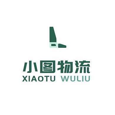 卡通L物流字母logo设计