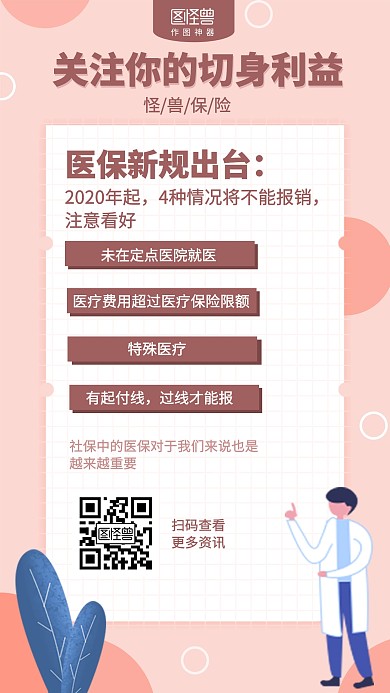 卡通扁平新闻资讯早报时讯海报