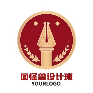 淘宝电商学校校园班徽logo
