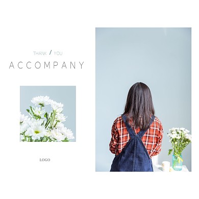 简约英文排版照片CD封面