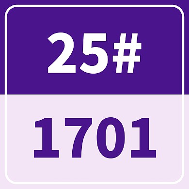 紫色大气简约风数字微信头像