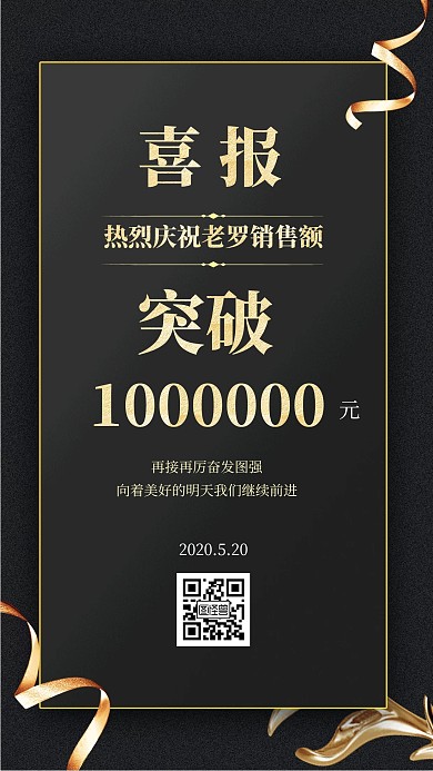 祝贺老罗直播带货销售额一亿元喜报