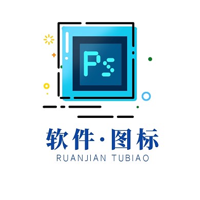 软件图标蓝色创意logo设计