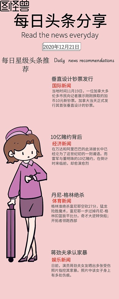 每周热点新闻资讯营销长图