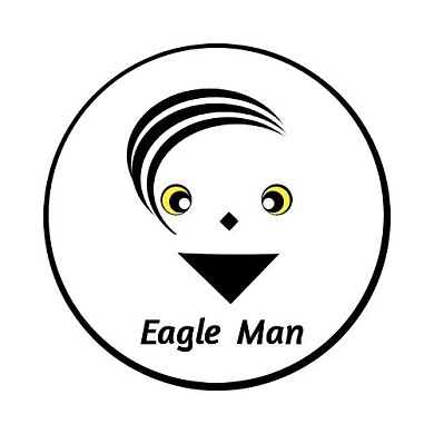 黑色圆形服装店潮牌LOGO	