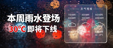 本周雨水登场30℃即将下线公众号首图