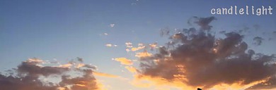橙色黄昏微博封面