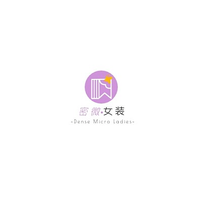 紫色现代风格密微logo